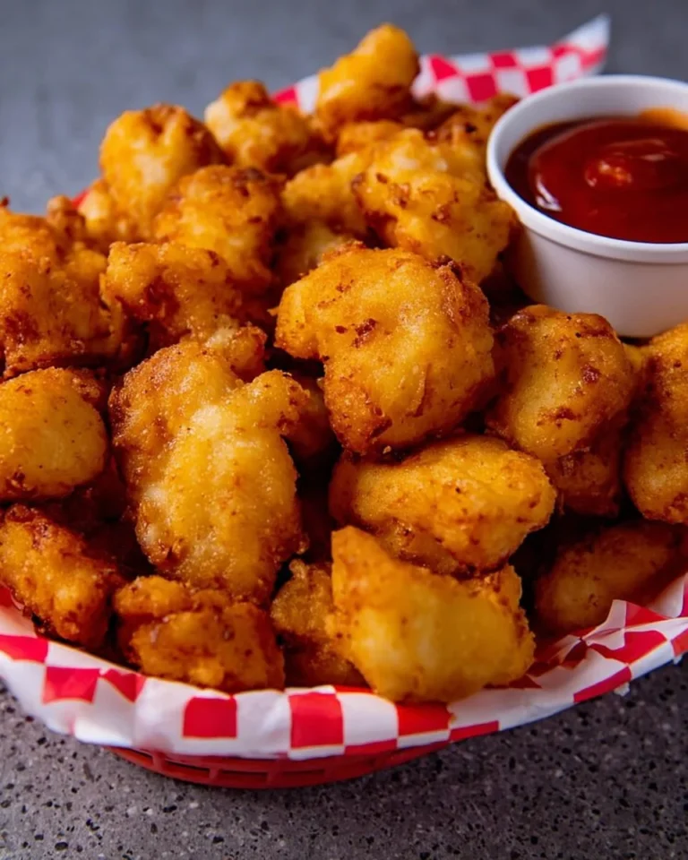 Delicious air fryer popcorn chicken served with dipping sauce