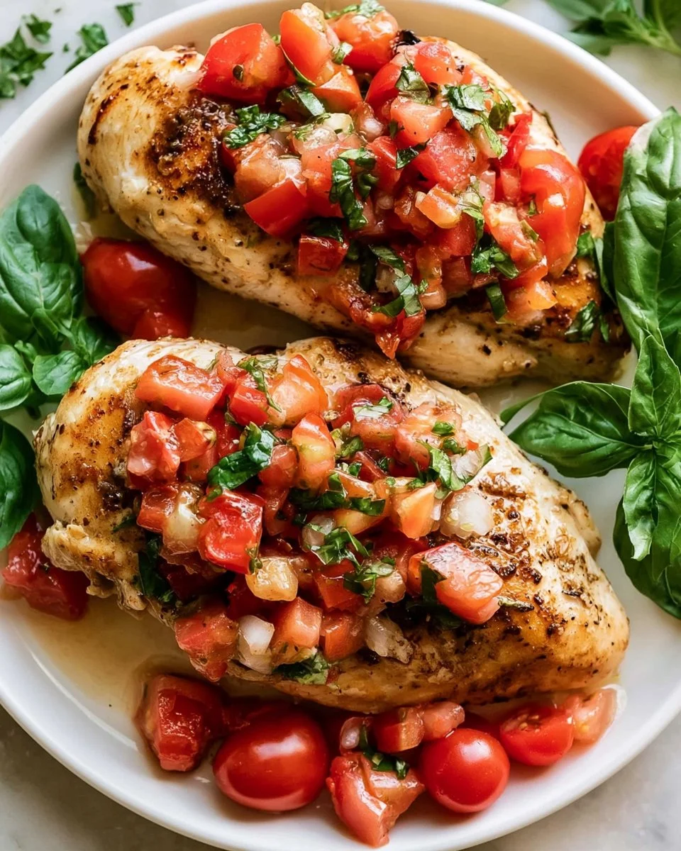 Bruschetta Chicken Whole30 Paleo Low Carb
