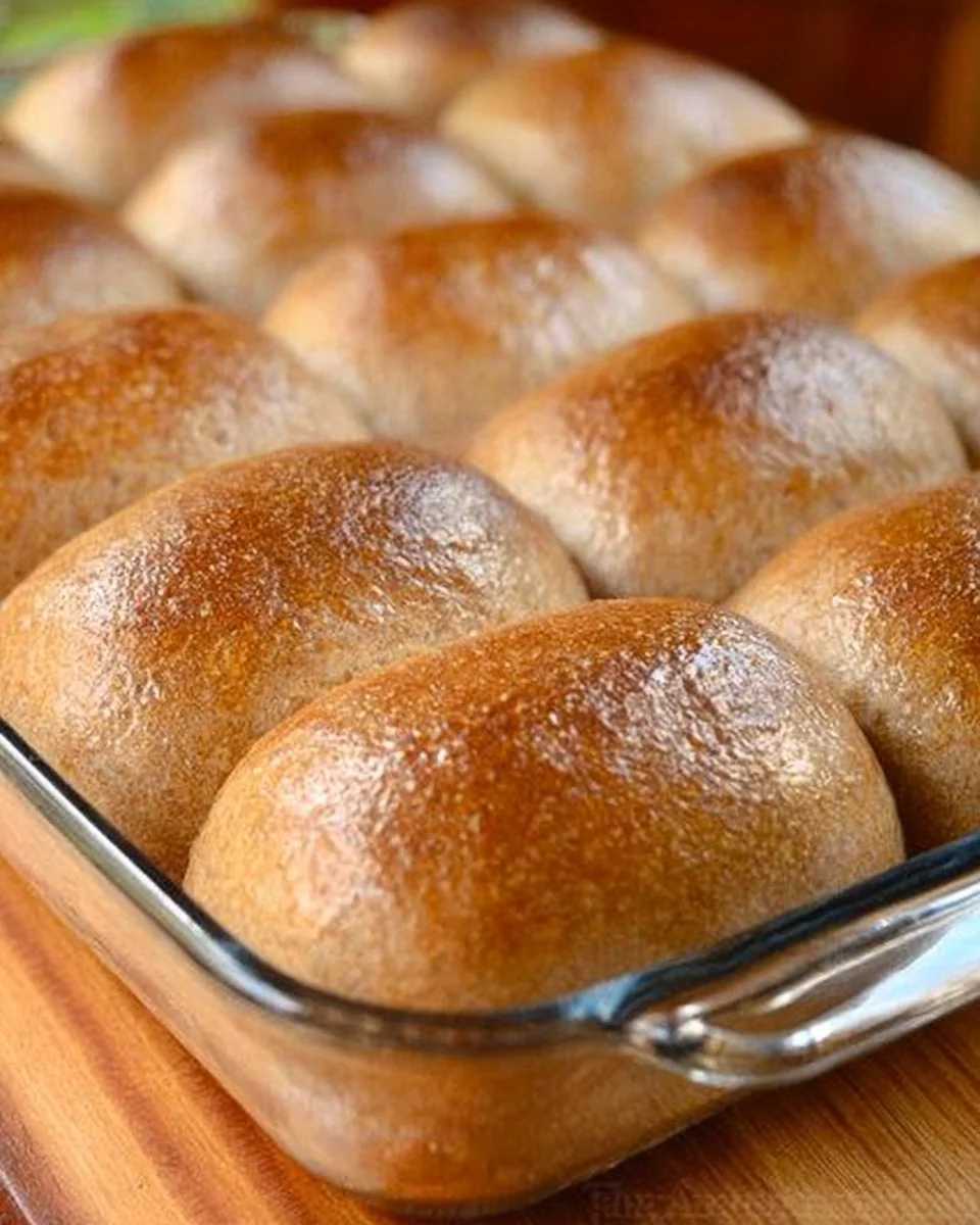 Soft 100% Whole Wheat Dinner Rolls Recipe