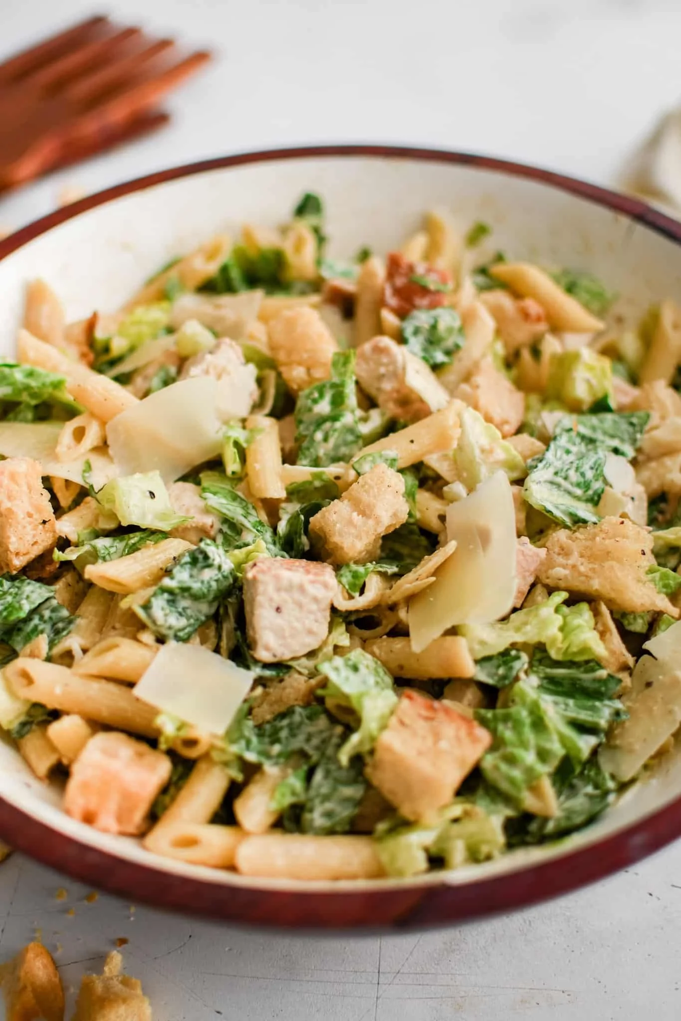 Chicken Caesar Pasta Salad