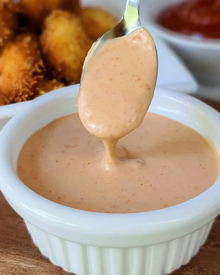 Delicious homemade comeback sauce recipe served with fries