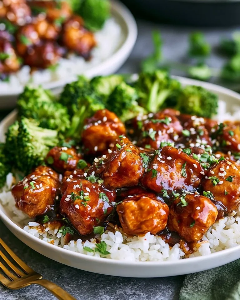Instant Pot Honey Soy Chicken dish garnished with green onions