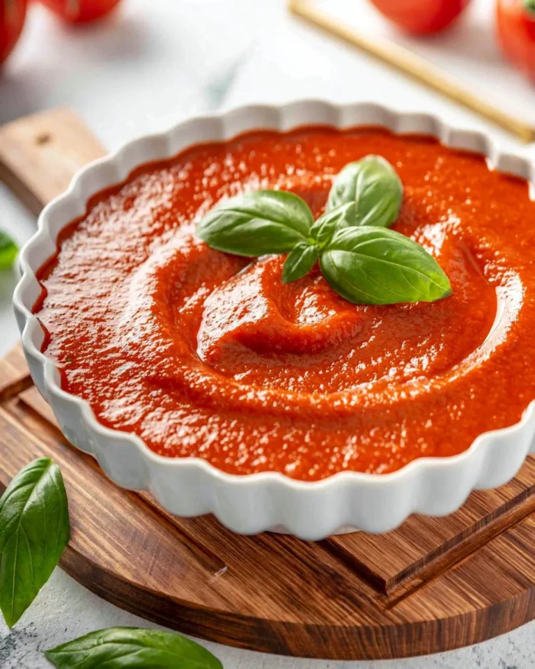 Homemade Pomodoro Sauce served with fresh pasta