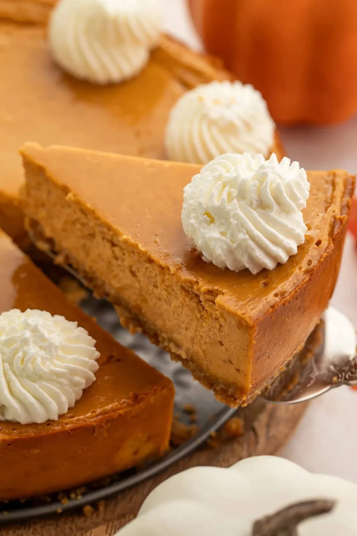 High Protein Pumpkin Cheesecake with Cottage Cheese