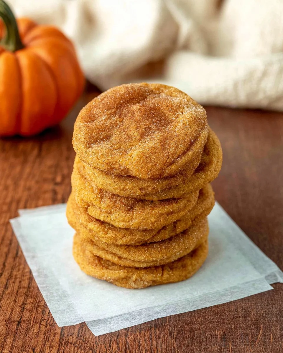 Delicious homemade pumpkin spice cookies topped with frosting and fall spices.