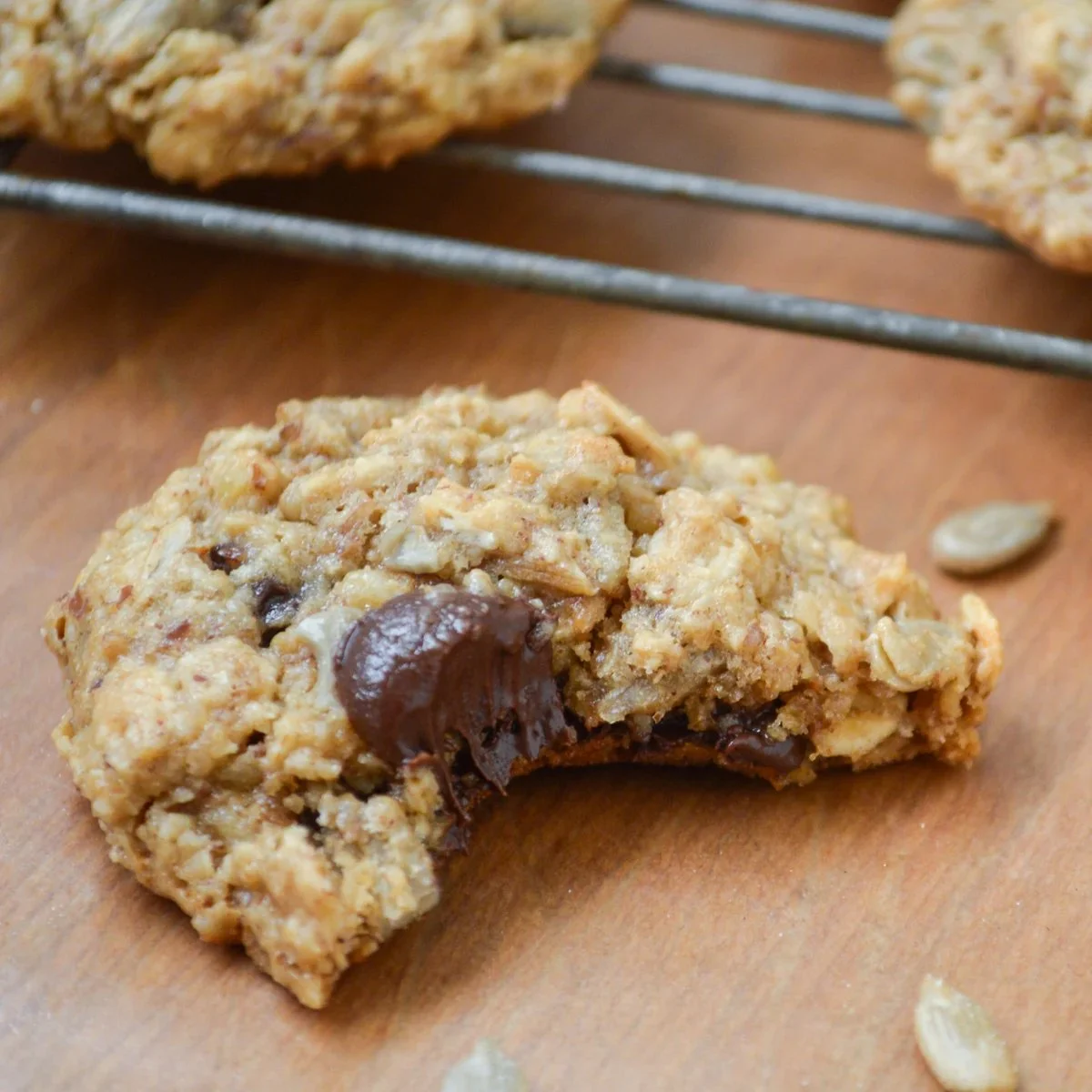 Oatmeal Chocolate Chip Cookies with Nuts & Seeds